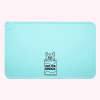 "I Am The Snack" Aqua Dog Food Mat