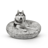 Bagel Bed LG - Frosted Snow