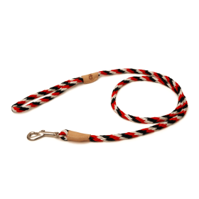 Sport Snap Lead (4 ft  x 5/16in or 8mm) (Color: Red-White-Dark Blue, size: 4 Ft  X 5/16In Or 8Mm)