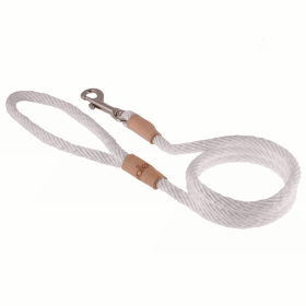 Sport Snap Lead (4 ft  x 5/16in or 8mm) (Color: White, size: 4 Ft  X 5/16In Or 8Mm)