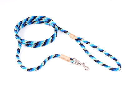 Nylon Snap Leads (4 ft  x 1/4in or 6mm) (Color: Blue Combination, size: 4 Ft  X 1/4In Or 6Mm)