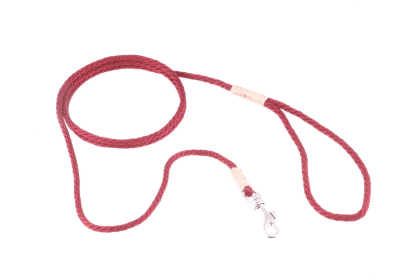 Nylon Snap Leads (4 ft  x 1/8in or 4mm) (Color: Burgundy, size: 4 Ft  X 1/8In Or 4Mm)