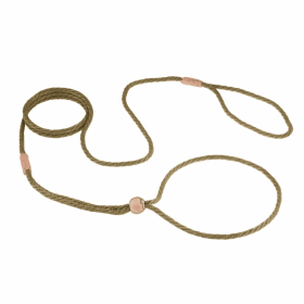 Nylon Adjustable Loop Lead (52in x 1/8in or 4mm) (Color: Olive Green, size: 52In X 1/8In Or 4Mm)
