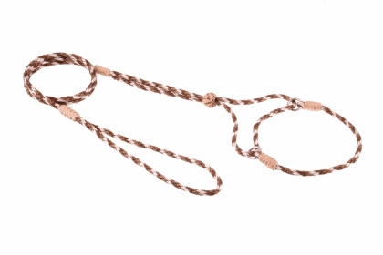 Nylon Martingale Leads (8in x 1/8in or 4mm) (Color: Brown Combination, size: 8In X 1/8In Or 4Mm)