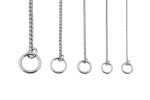 Slip Snake Show Chain Collar (16 in x 2.4mm)