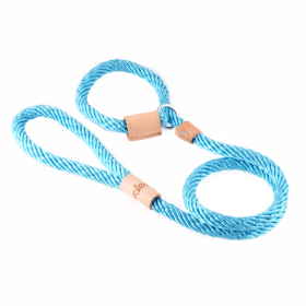 Sport Slip Lead With Stopper (4 ft  x 5/16in or 8mm) (Color: Turquoise, size: 4 Ft  X 5/16In Or 8Mm)