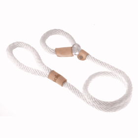 Sport Slip Lead With Stopper (6 ft  x 1/2in or 13mm) (Color: White, size: 6 Ft  X 1/2In Or 13Mm)