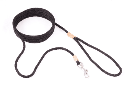 Nylon Snap Leads (6 ft  x 1/8in or 4mm) (Color: Black Nylon, size: 6 Ft  X 1/8In Or 4Mm)