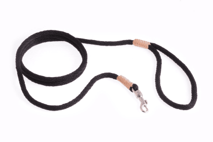 Nylon Snap Leads (4 ft  x 1/4in or 6mm) (Color: Black Nylon, size: 4 Ft  X 1/4In Or 6Mm)