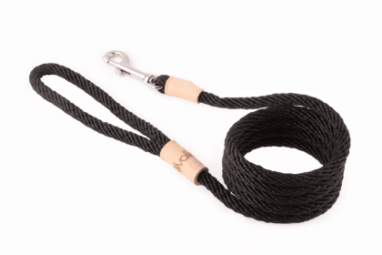 Sport Snap Lead (6 ft  x 5/16in or 8mm) (Color: Black, size: 6 Ft  X 5/16In Or 8Mm)