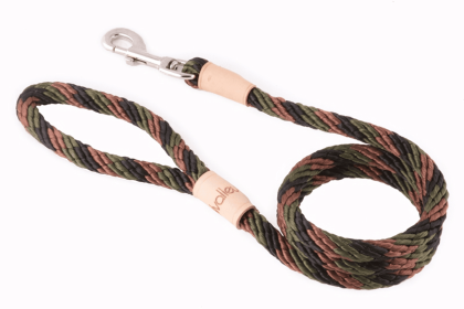 Sport Snap Lead (4 ft  x 1/2in or 13mm) (Color: Camouflage, size: 4 Ft  X 1/2In Or 13Mm)