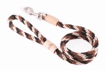 Sport Snap Lead (4 ft  x 1/2in or 13mm) (Color: Brown Combination, size: 4 Ft  X 1/2In Or 13Mm)
