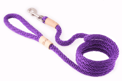 Sport Snap Lead (6 ft  x 1/2in or 13mm) (Color: Purple, size: 6 Ft  X 1/2In Or 13Mm)