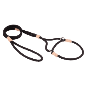 Nylon Martingale Leads (10in x 1/4in or 6mm) (Color: Black Nylon, size: 10In X 1/4In Or 6Mm)