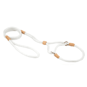Nylon Martingale Leads (10in x 1/4in or 6mm) (Color: White Nylon, size: 10In X 1/4In Or 6Mm)