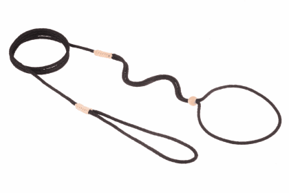 Nylon Adjustable Loop Lead (52in x 1/16 or 2 mm) (Color: Black Nylon, size: 52In X 1/16 Or 2 Mm)
