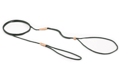 Nylon Adjustable Loop Lead (52in x 1/16 or 2 mm) (Color: Hunter Green, size: 52In X 1/16 Or 2 Mm)