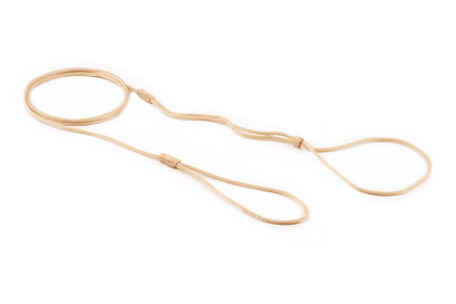 Nylon Adjustable Loop Lead (52in x 1/8in or 4mm) (Color: Gold, size: 52In X 1/8In Or 4Mm)