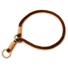 Nylon Slip Collars (10 in x 1/8in or 4mm) (Color: Brown, size: 10 In X 1/8In Or 4Mm)