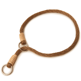 Nylon Slip Collars (10 in x 1/8in or 4mm) (Color: Light Brown, size: 10 In X 1/8In Or 4Mm)