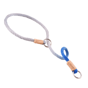 Nylon Slip Collars (14 in x 1/8in or 4mm) (Color: Blue Combination, size: 14 In X 1/8In Or 4Mm)