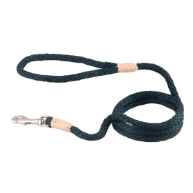 Nylon Snap Leads (4 ft  x 1/8in or 4mm) (Color: Hunter Green, size: 4 Ft  X 1/8In Or 4Mm)