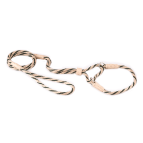Nylon Martingale Leads (10in x 1/4in or 6mm) (Color: Gold / Hunter Green, size: 10In X 1/4In Or 6Mm)