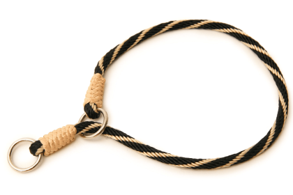 Nylon Slip Collars (14 in x 1/8in or 4mm) (Color: Black Gold, size: 14 In X 1/8In Or 4Mm)
