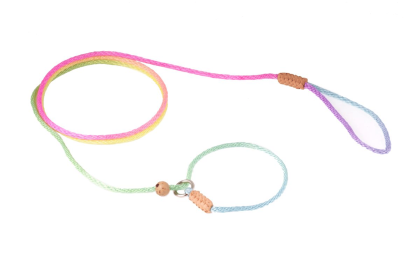 Nylon Slip Lead With Stopper (4 ft  x 1/16 or 2 mm) (Color: Multicolor, size: 4 Ft  X 1/16 Or 2 Mm)
