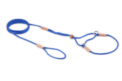 Nylon Martingale Leads (8in x 1/16 or 2 mm) (Color: Deep Blue, size: 8In X 1/16 Or 2 Mm)