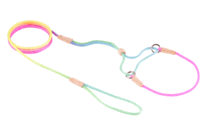 Nylon Martingale Leads (8in x 1/16 or 2 mm) (Color: Multicolor, size: 8In X 1/16 Or 2 Mm)