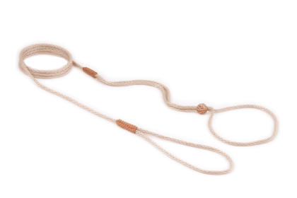 Nylon Adjustable Loop Lead (52in x 1/16 or 2 mm) (Color: Light Camel, size: 52In X 1/16 Or 2 Mm)