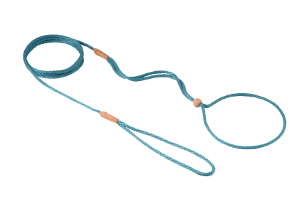 Nylon Adjustable Loop Lead (52in x 1/16 or 2 mm) (Color: Teal Green, size: 52In X 1/16 Or 2 Mm)