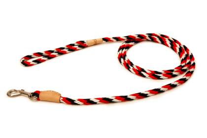 Sport Snap Lead (6 ft  x 5/16in or 8mm) (Color: Red-White-Dark Blue, size: 6 Ft  X 5/16In Or 8Mm)