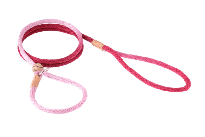 Nylon Slip Lead With Stopper (4 ft  x 1/8in or 4mm) (Color: Burgundy Multicolor, size: 4 Ft  X 1/8In Or 4Mm)