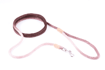 Nylon Snap Leads (4 ft  x 1/8in or 4mm) (Color: Brown Multicolor, size: 4 Ft  X 1/8In Or 4Mm)