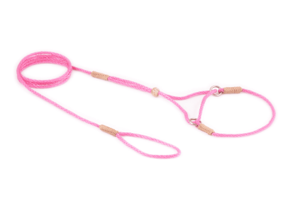 Nylon Martingale Leads (8in x 1/16 or 2 mm) (Color: HOT PINK, size: 8In X 1/16 Or 2 Mm)