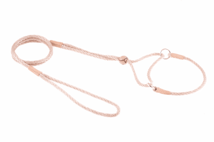 Nylon Martingale Leads (8in x 1/8in or 4mm) (Color: Light Camel, size: 8In X 1/8In Or 4Mm)