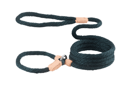 Nylon Slip Leash With 2 Stoppers (6ft  x 5/16in or 8mm) (Color: Hunter Green, size: 6Ft  X 5/16In Or 8Mm)