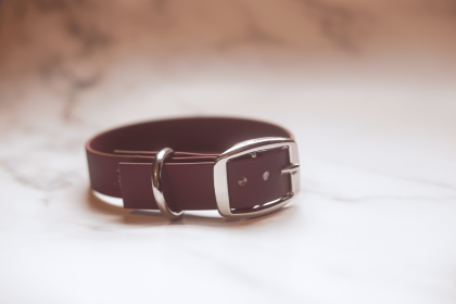 Biothane Buckle Dog Collar (Color: lavender, size: Large 15-17 Inches)