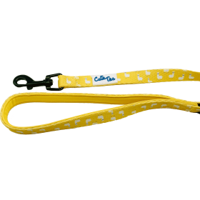 Cutie Ties Fun Design Dog Leash (Color: Llama Yellow)