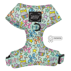Adjustable Harness (Color: Pup Pup Hooray, size: medium)