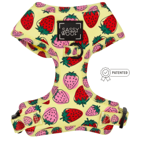 Adjustable Harness (Color: Strawberry Fields Furever, size: Xxsmall)