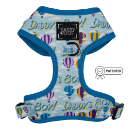 Adjustable Harness (Color: Daddy'S Boy, size: large)