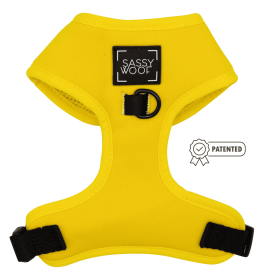 Adjustable Harness (Color: Neon Yellow, size: Xxsmall)