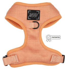 Adjustable Harness (Color: Apple Cider, size: medium)
