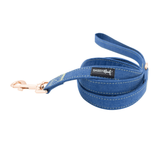 Leash (Color: Denim, size: One Size)