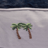 Halo Palm Trees Rectangular Dog Bed