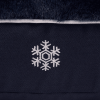 Halo Snowflakes Rectangular Dog Bed