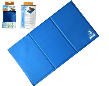 Mr. Peanut's Pet Chill Pad - Pressure Activated Cooling Non-Toxic Gel Pet Mat (size: Large 36X20 In)